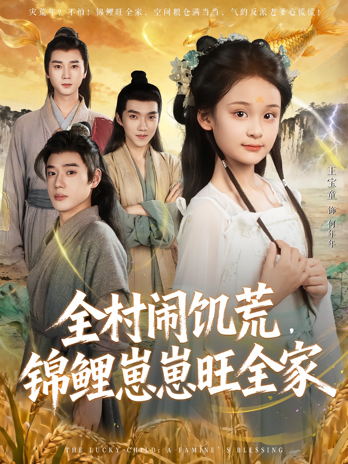 全村鬧饑荒，錦鯉崽崽旺全家(全集)